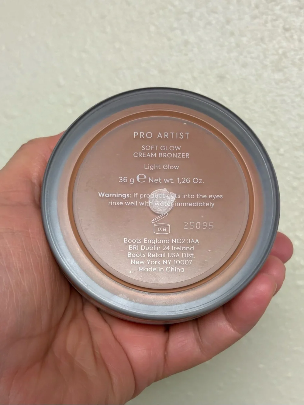 No7 PRO ARTIST SOFT GLOW CREAM BRONZER in Light Glow Brand New Never Opened